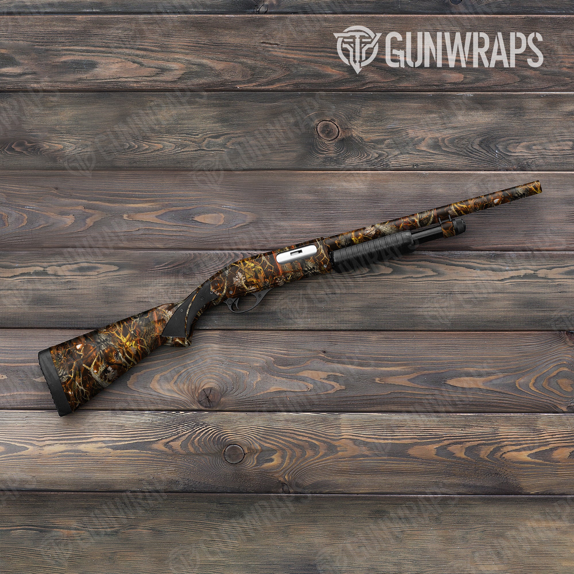 Nature Burning Voodoo Gun Skin Vinyl Wrap