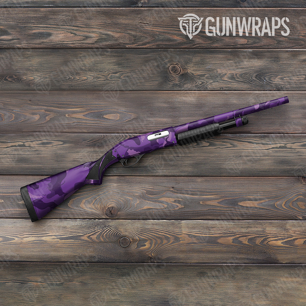 Ragged Elite Purple Gun Skin Vinyl Wrap