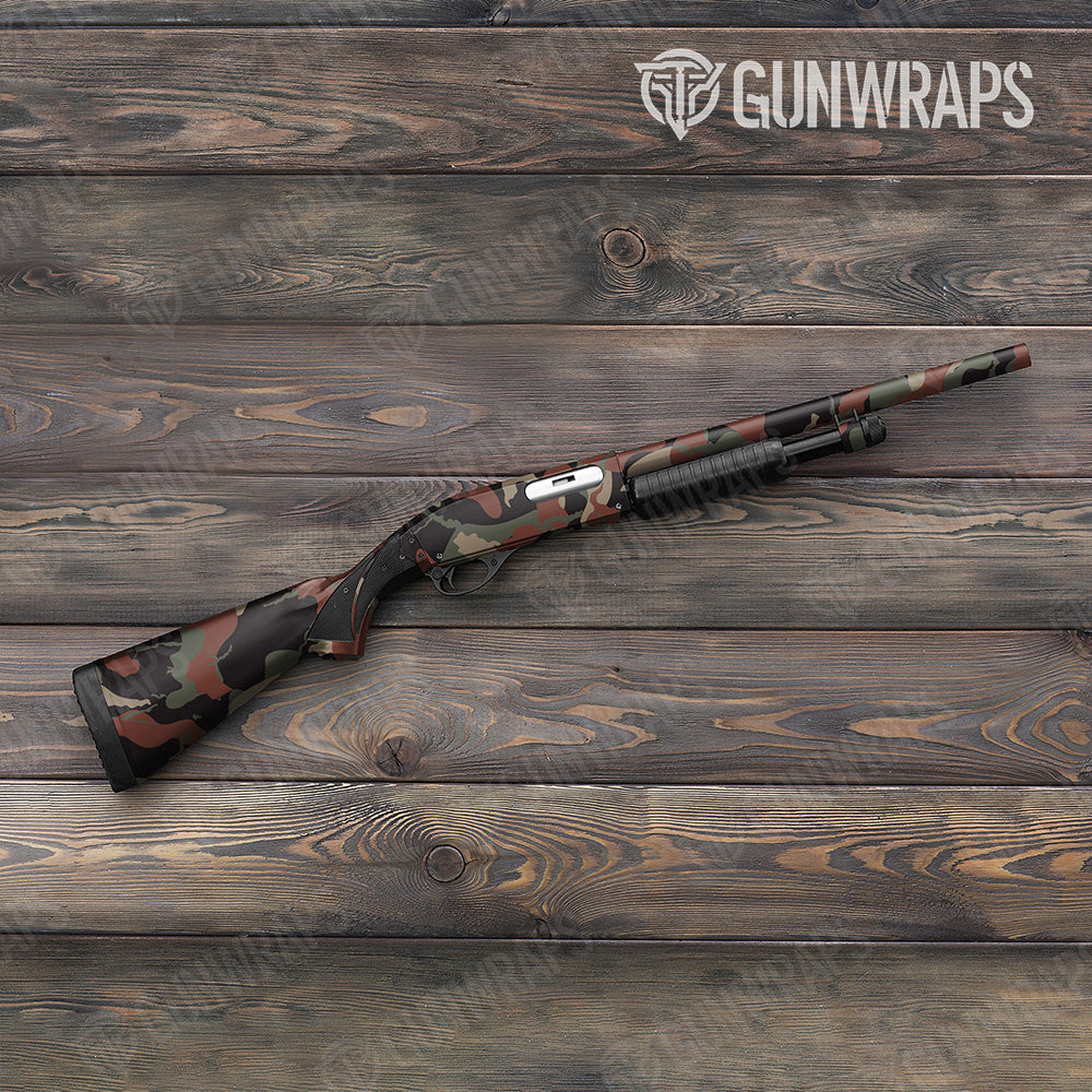 Ragged Militant Copper Gun Skin Vinyl Wrap