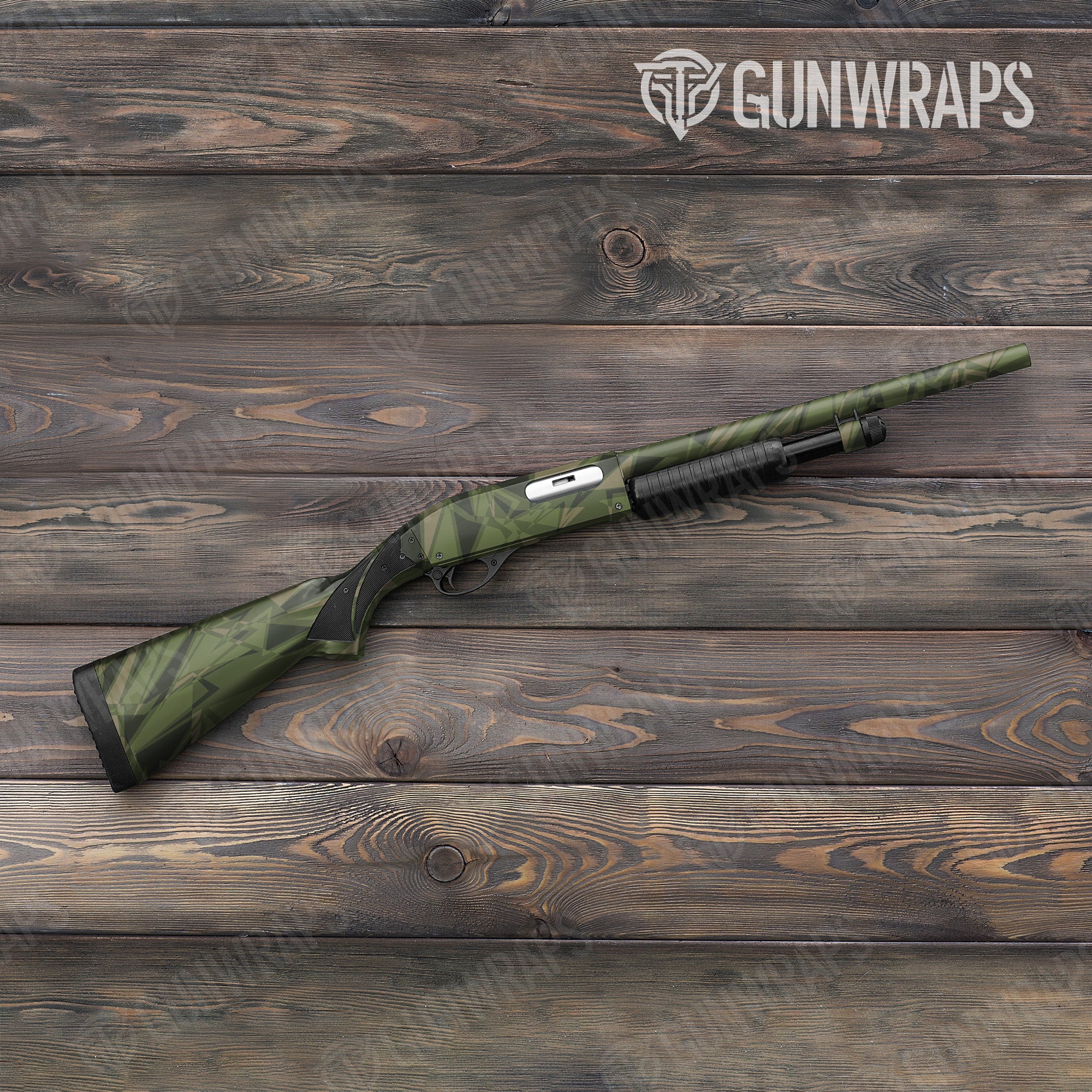 Sharp Army Green Gun Skin Vinyl Wrap