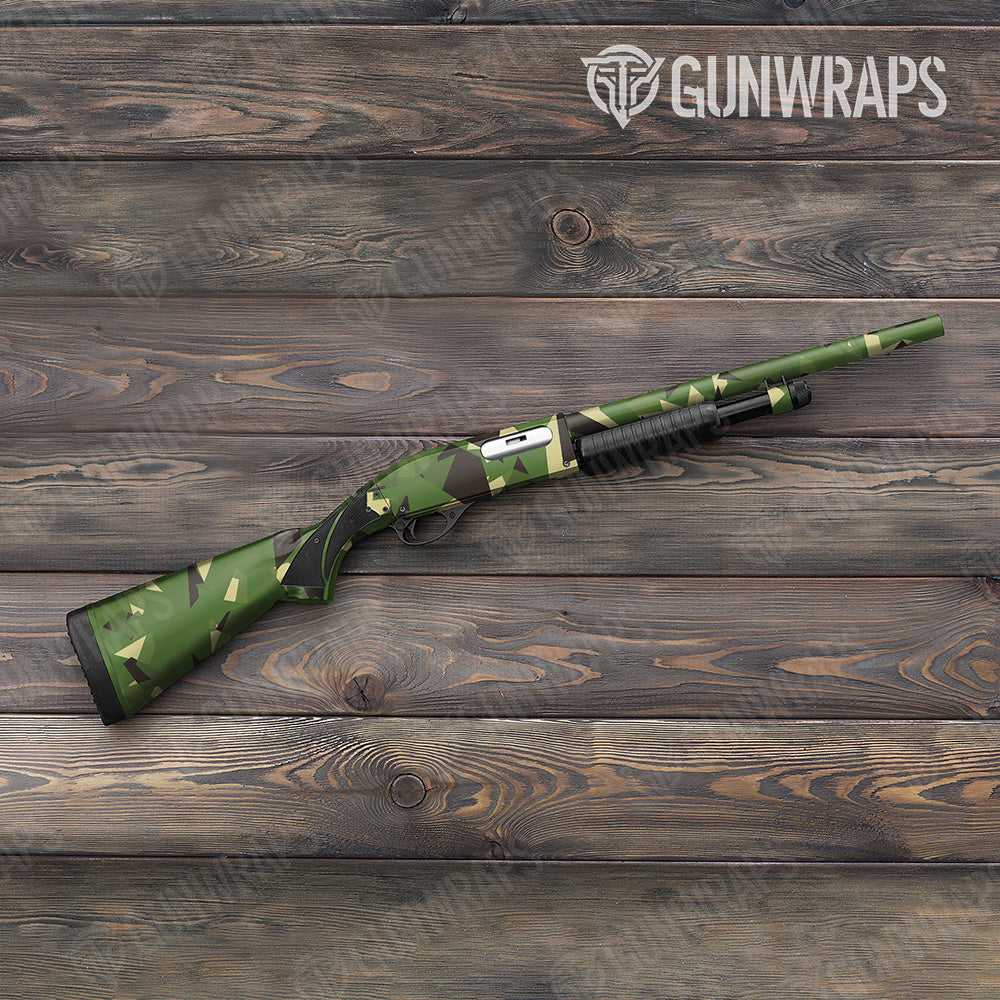 Shattered Jungle Gun Skin Vinyl Wrap