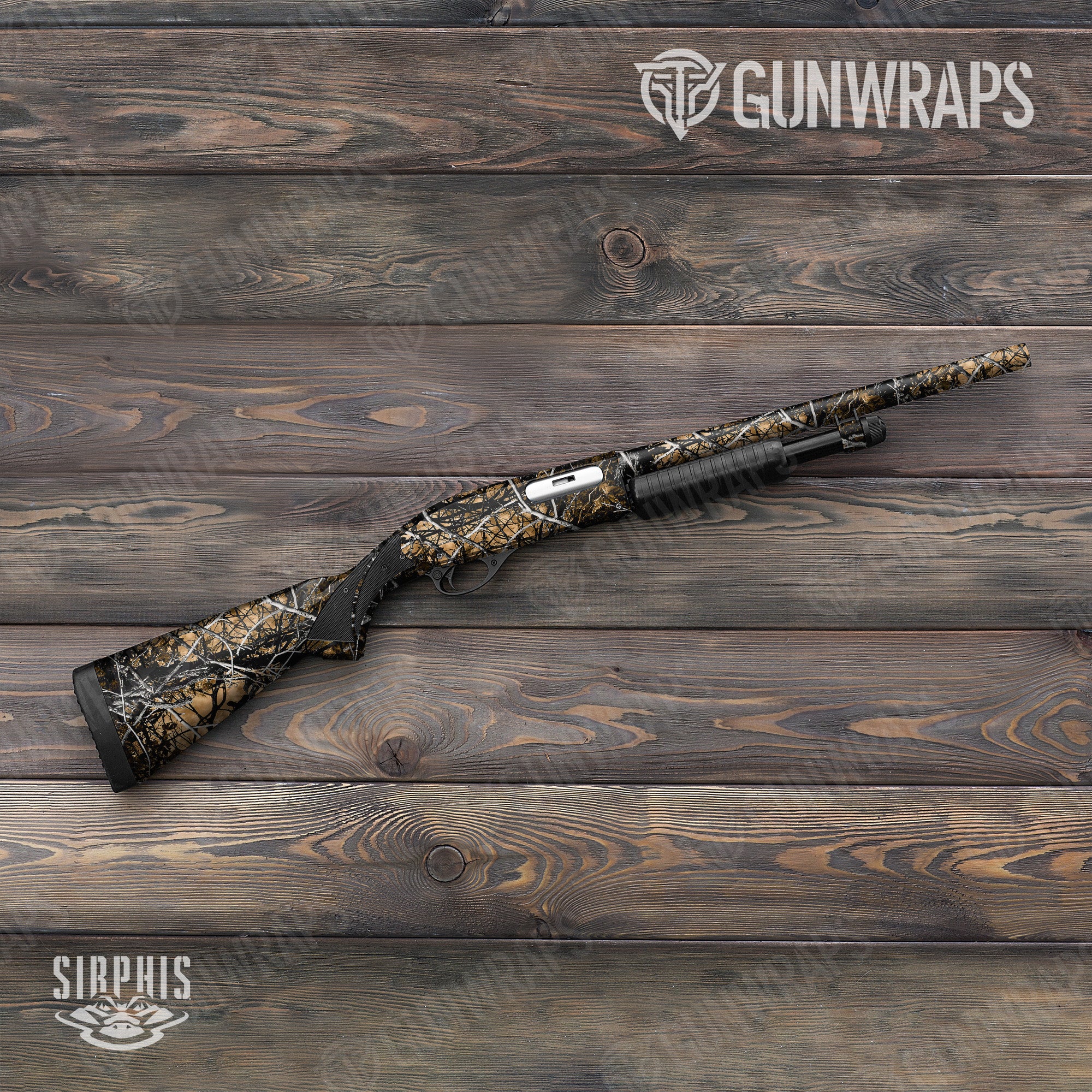 Sirphis Outshine Gun Skin Vinyl Wrap