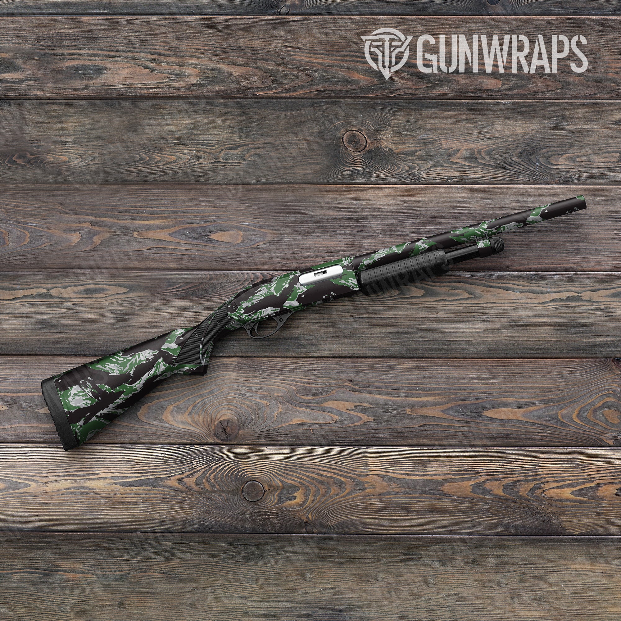 Vietnam Tiger Stripe Green Tiger Gun Skin Vinyl Wrap