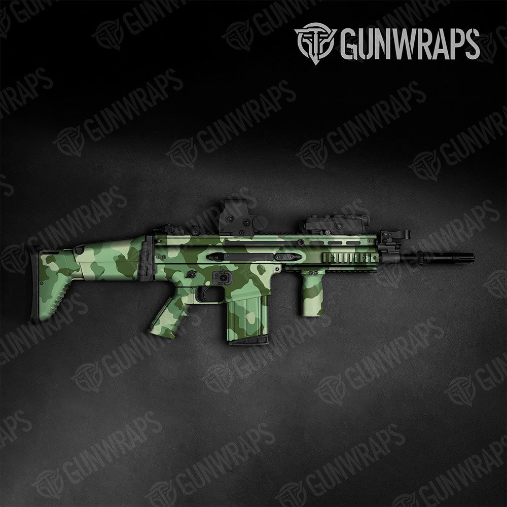 Cumulus Pistachio Gun Skin Vinyl Wrap