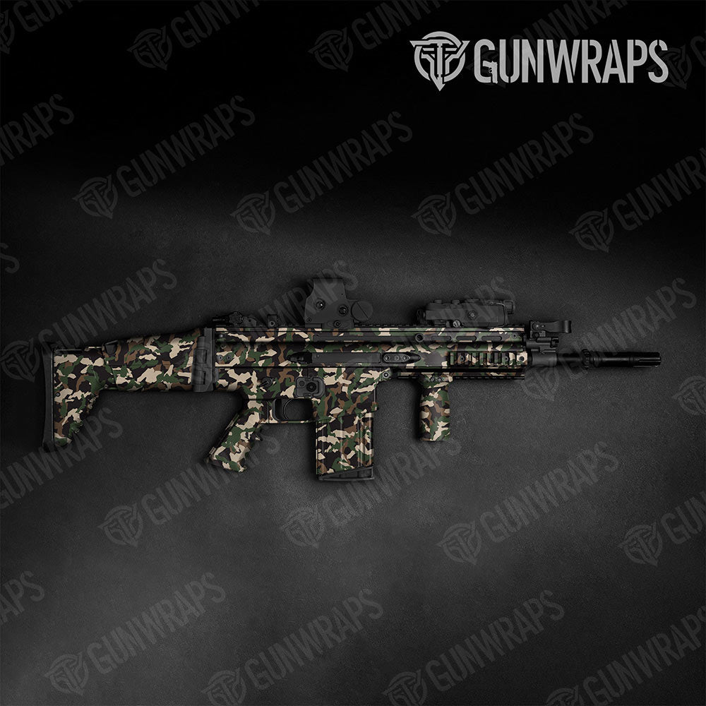 Erratic Woodland Gun Skin Vinyl Wrap