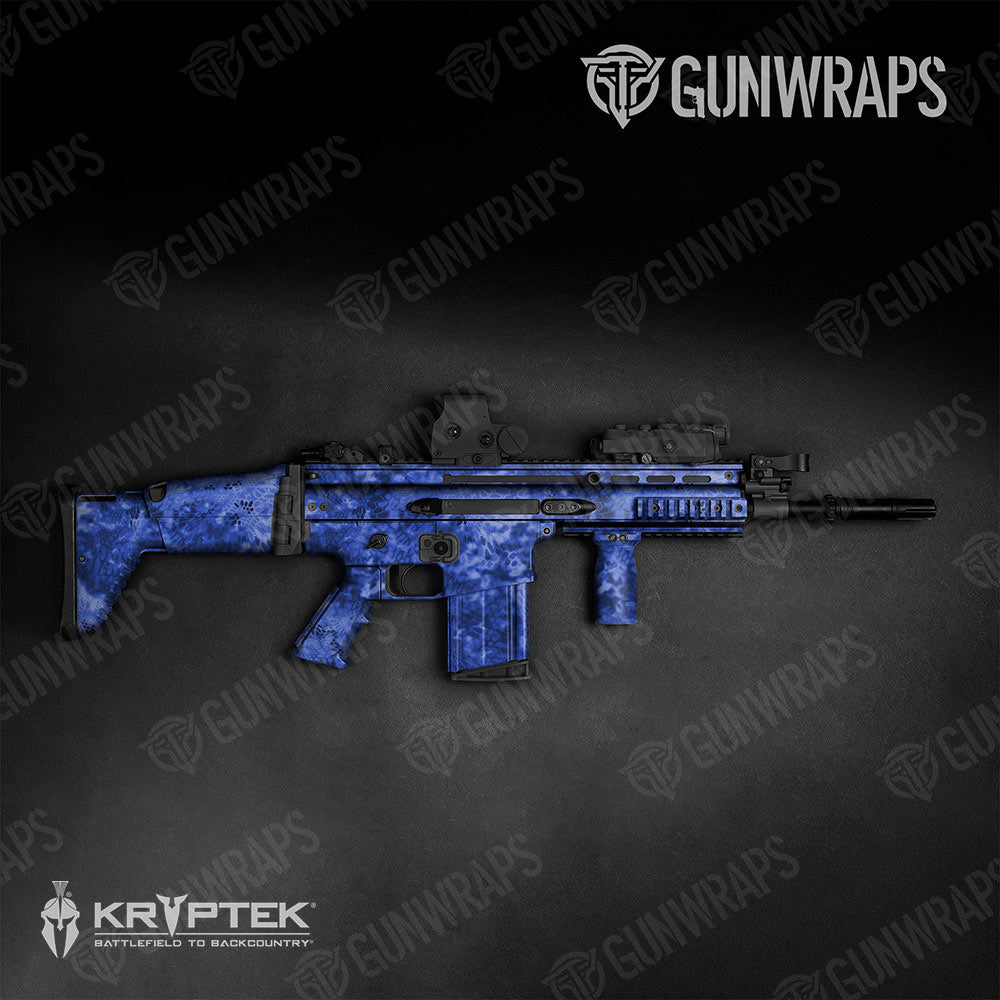 Kryptek Blue Gun Skin Vinyl Wrap