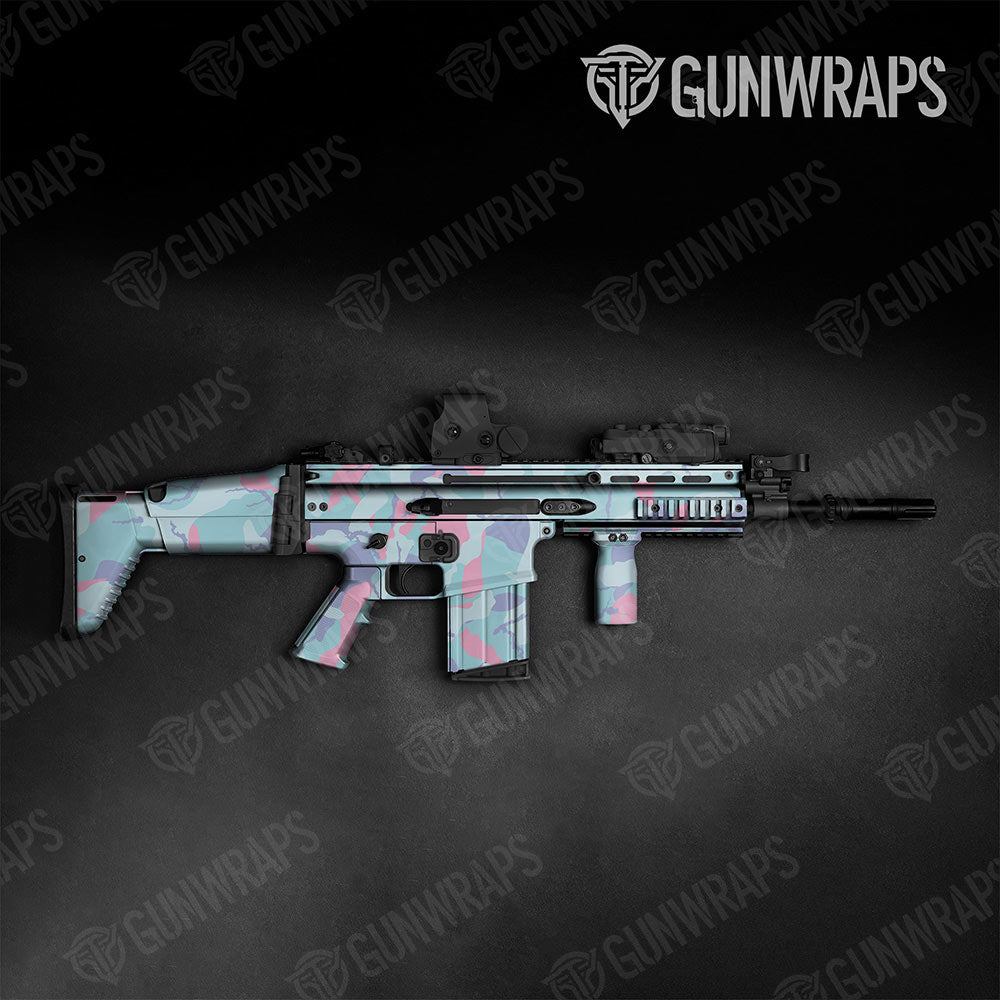 Ragged Cotton Candy Gun Skin Vinyl Wrap