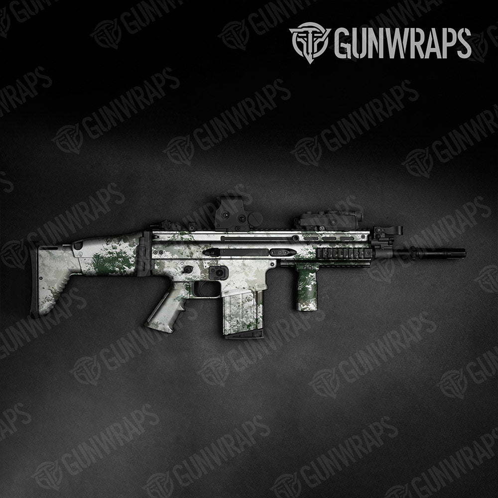 Substrate Snow Spruce Gun Skin Vinyl Wrap