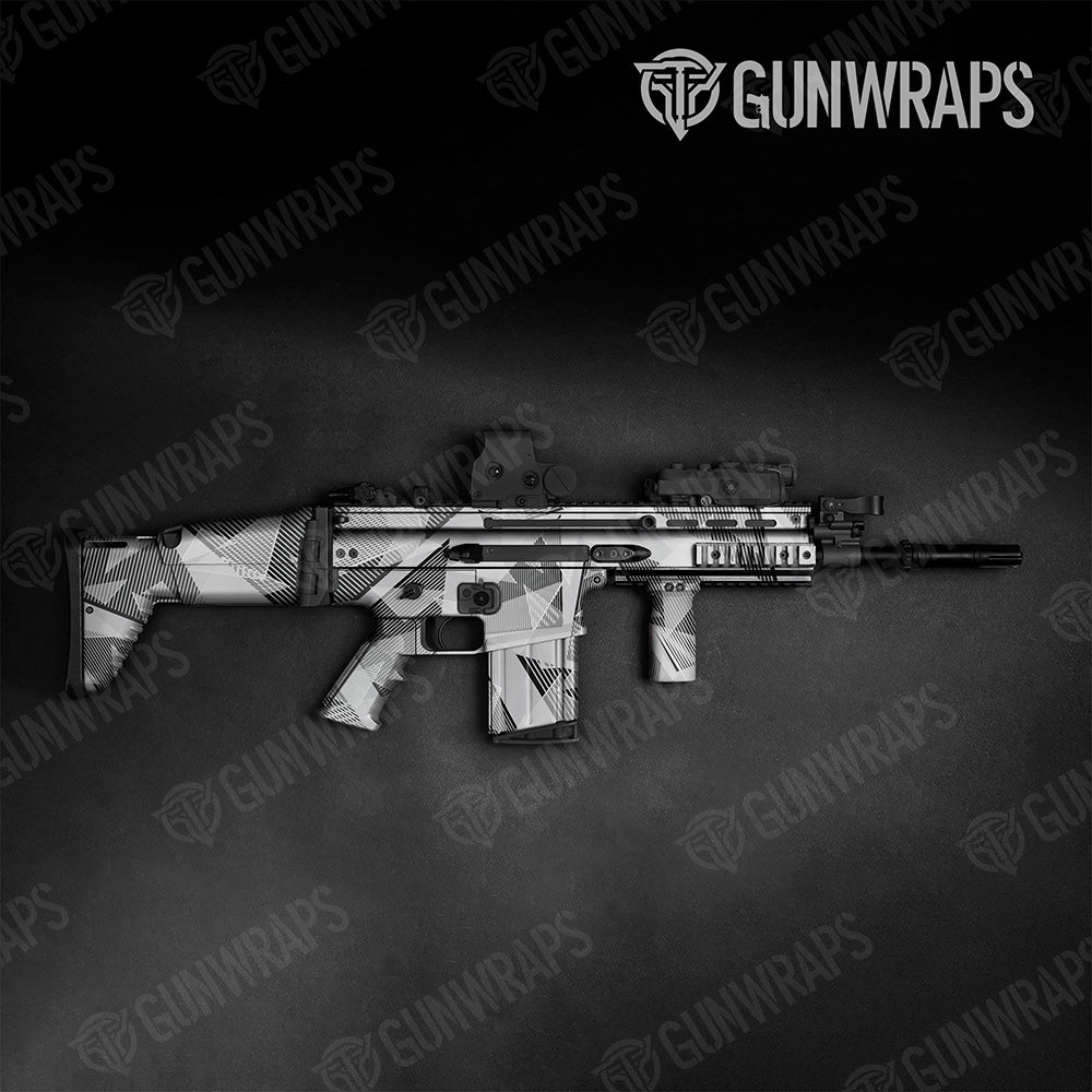 Trigon Elite White Gun Skin Vinyl Wrap