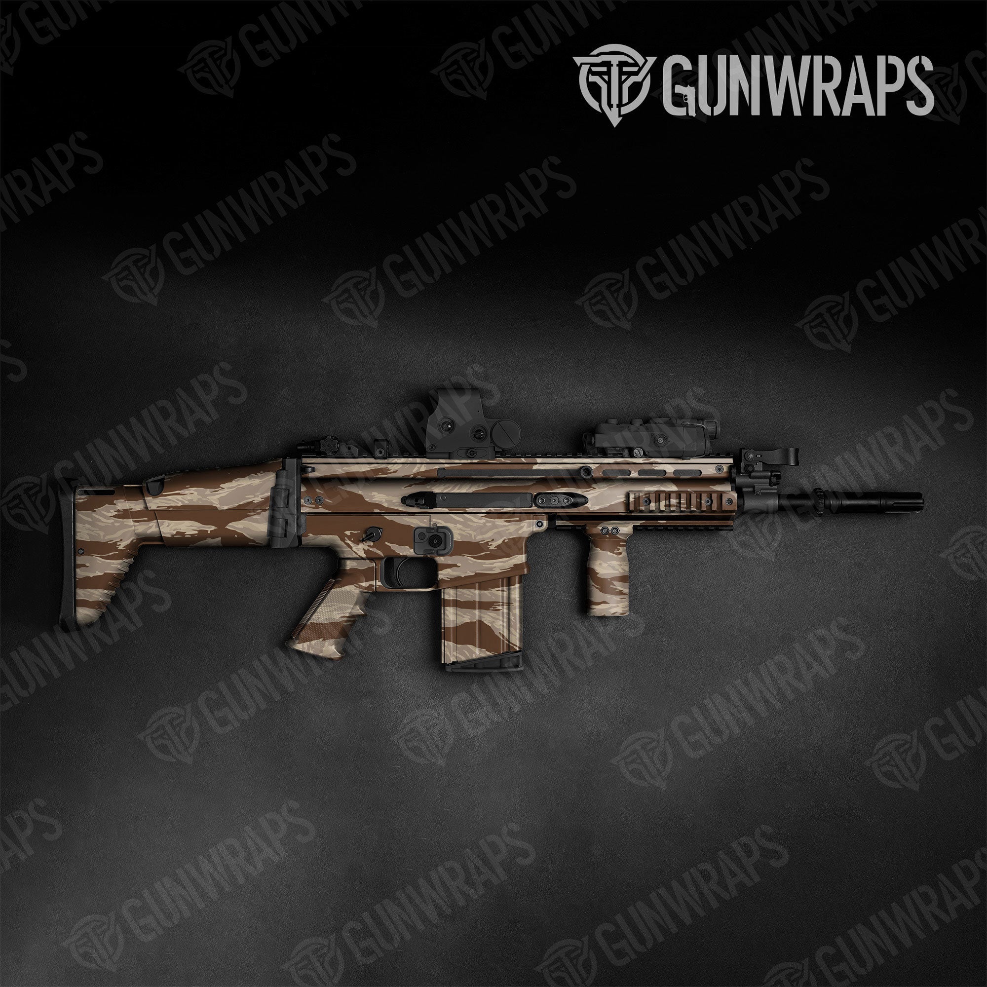 Vietnam Tiger Stripe Desert Gun Skin Vinyl Wrap