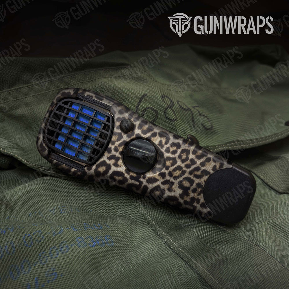 Animal Print Leopard Gun Skin Vinyl Wrap