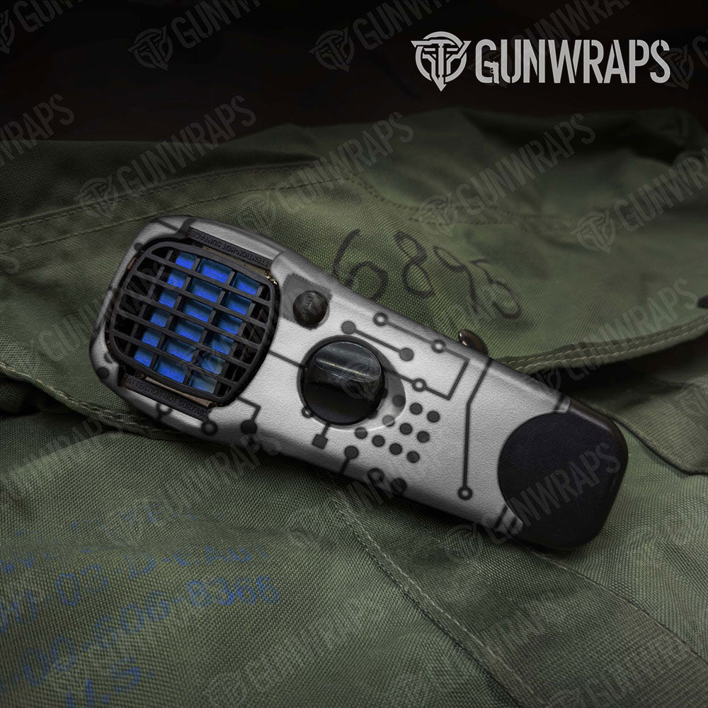 Circuit Board Black Gun Skin Vinyl Wrap