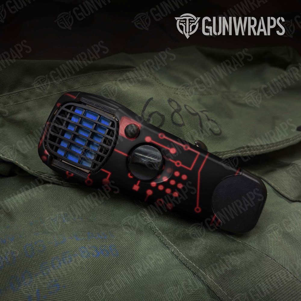 Thermacell Circuit Board Red Gun Skin Vinyl Wrap
