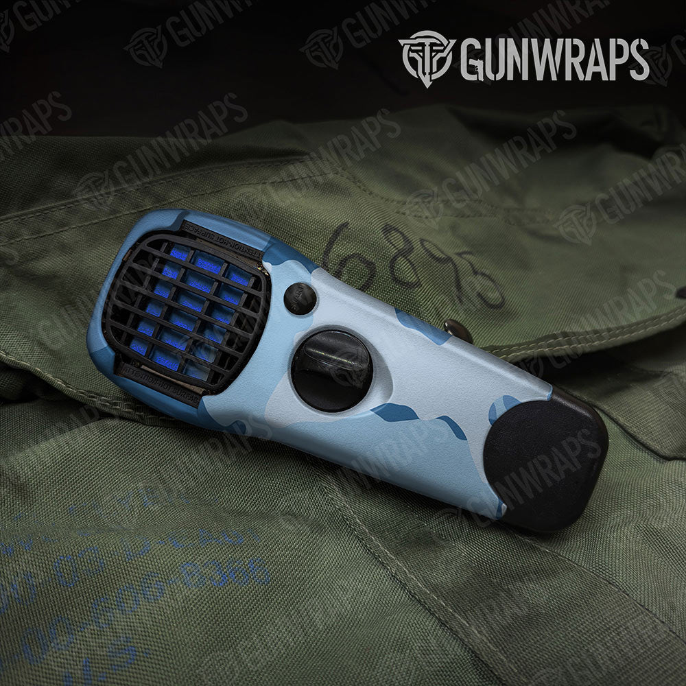 Cumulus Cool Blue Gun Skin Vinyl Wrap