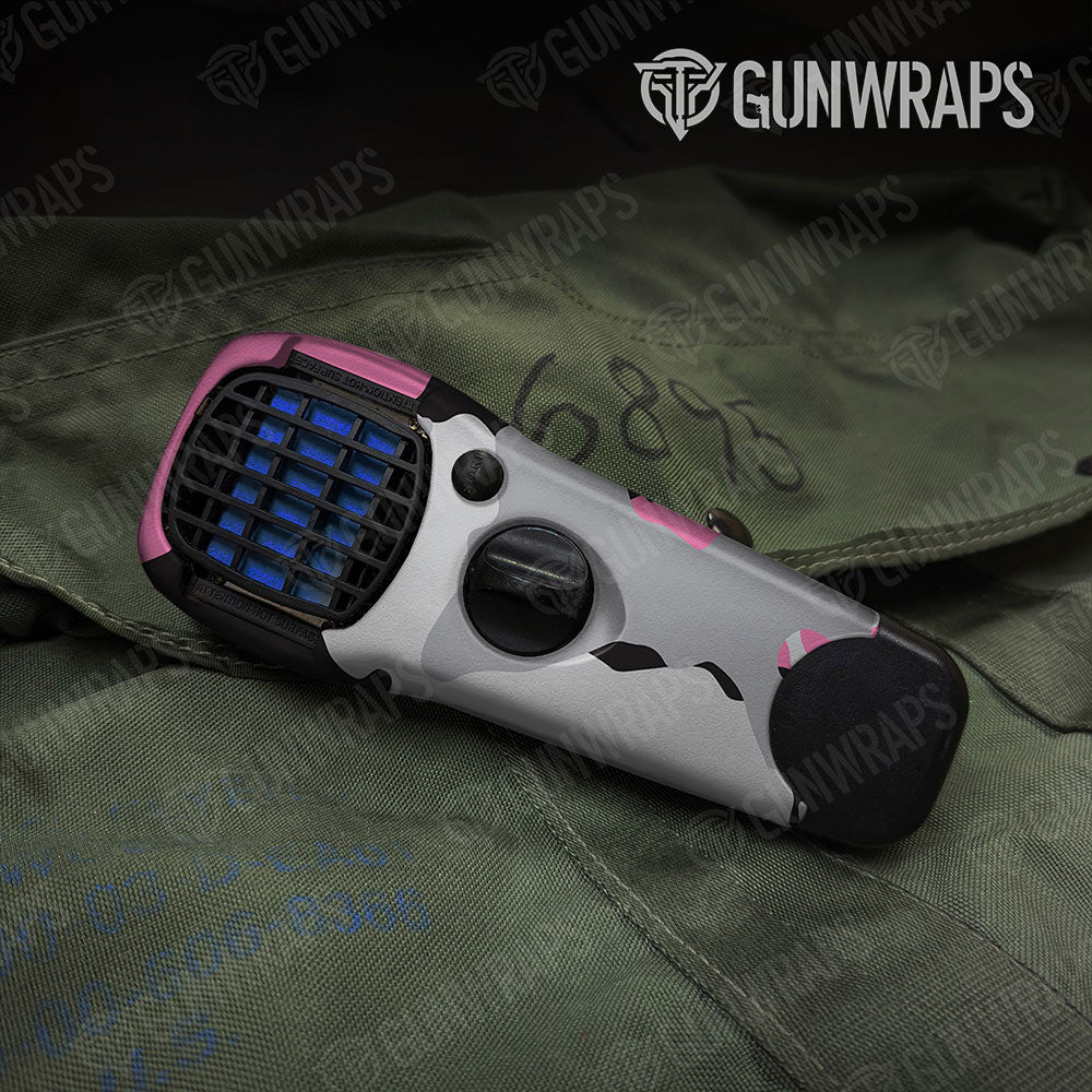 Cumulus Pink Tiger Gun Skin Vinyl Wrap