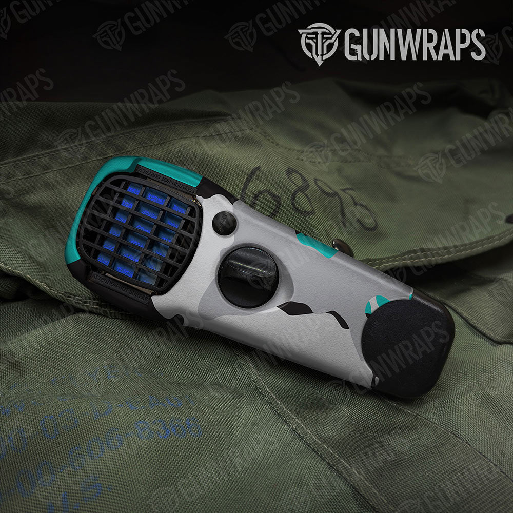 Cumulus Tiffany Blue Tiger Gun Skin Vinyl Wrap