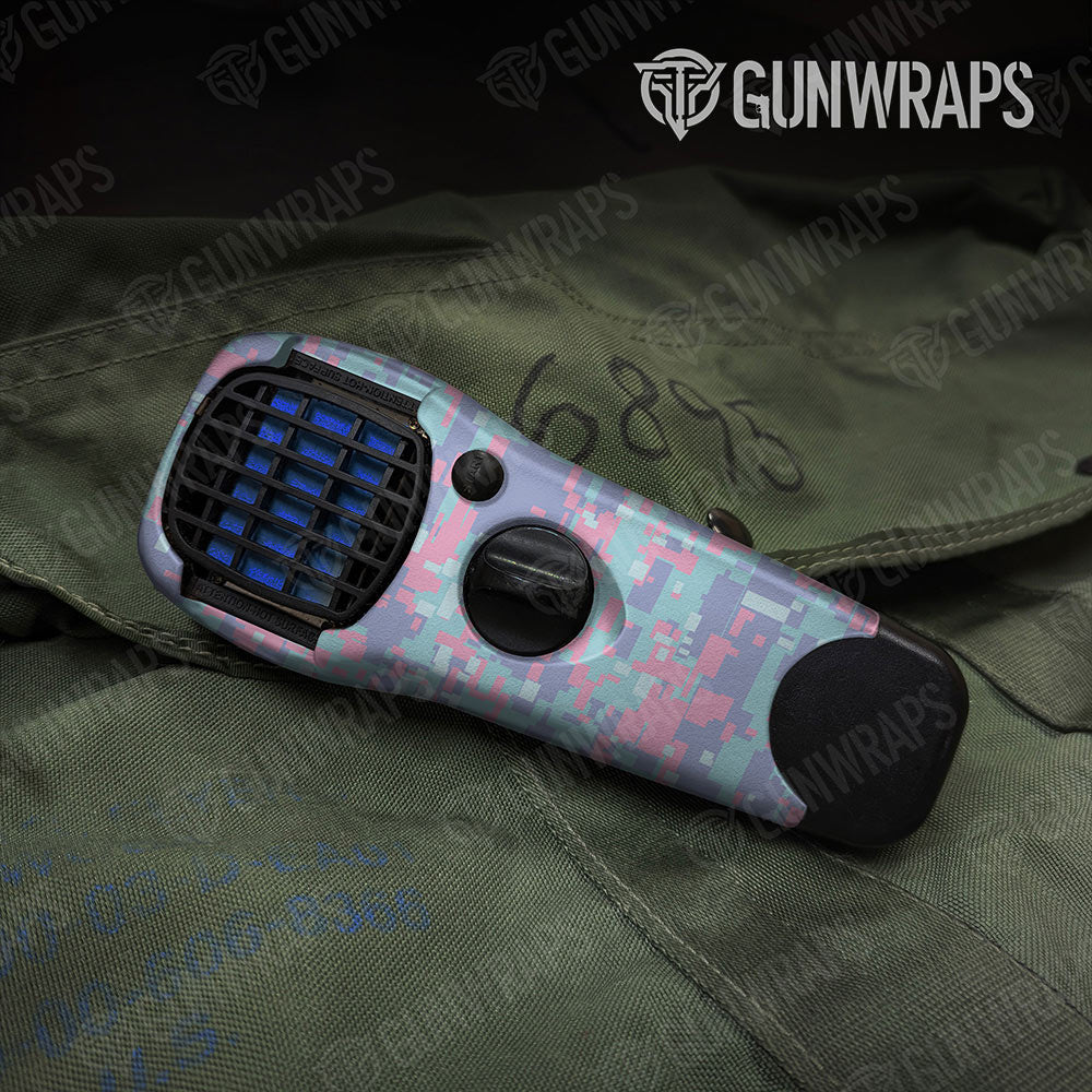 Digital Cotton Candy Gun Skin Vinyl Wrap