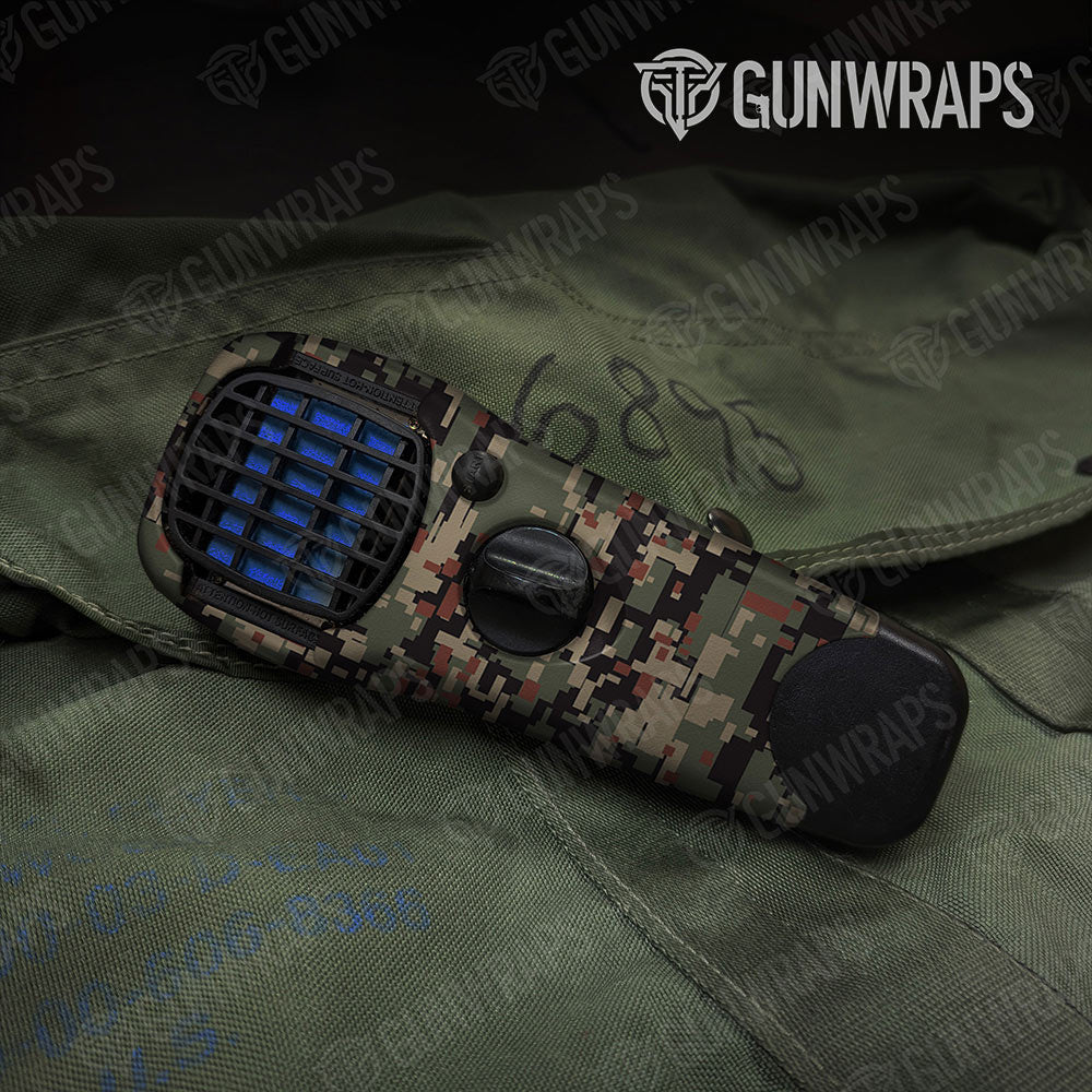 Digital Militant Copper Gun Skin Vinyl Wrap