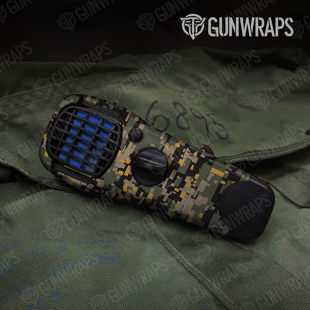 Digital Militant Yellow Gun Skin Vinyl Wrap