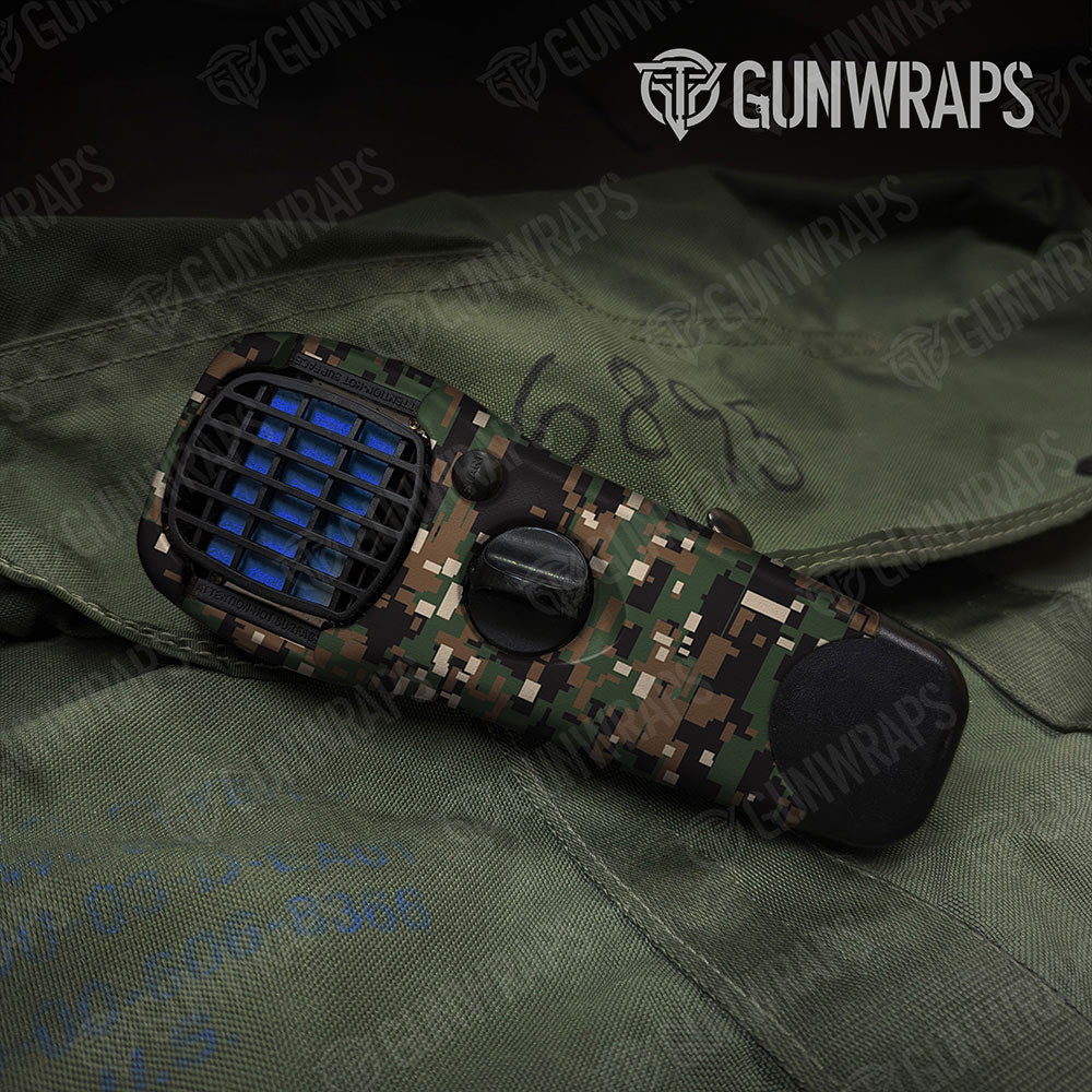 Digital Woodland Gun Skin Vinyl Wrap