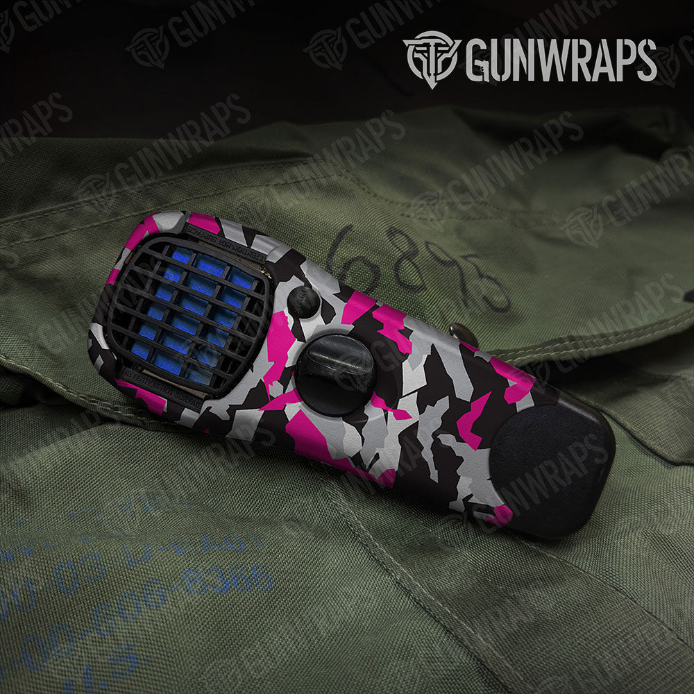 Erratic Magenta Tiger Gun Skin Vinyl Wrap