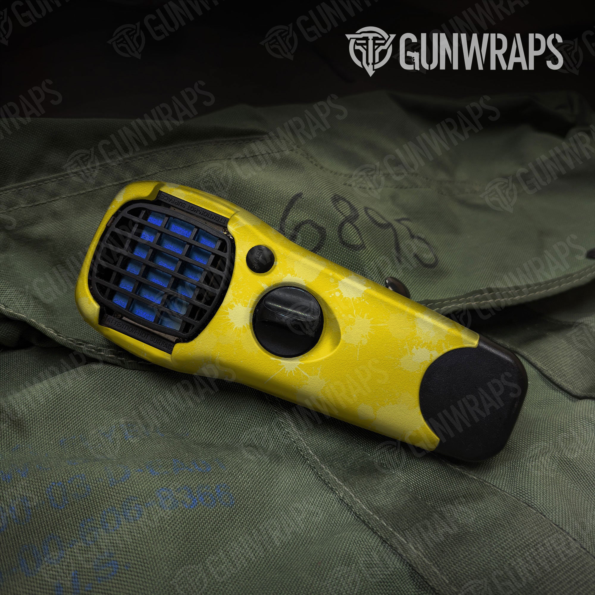Paintball Elite Yellow Gun Skin Vinyl Wrap