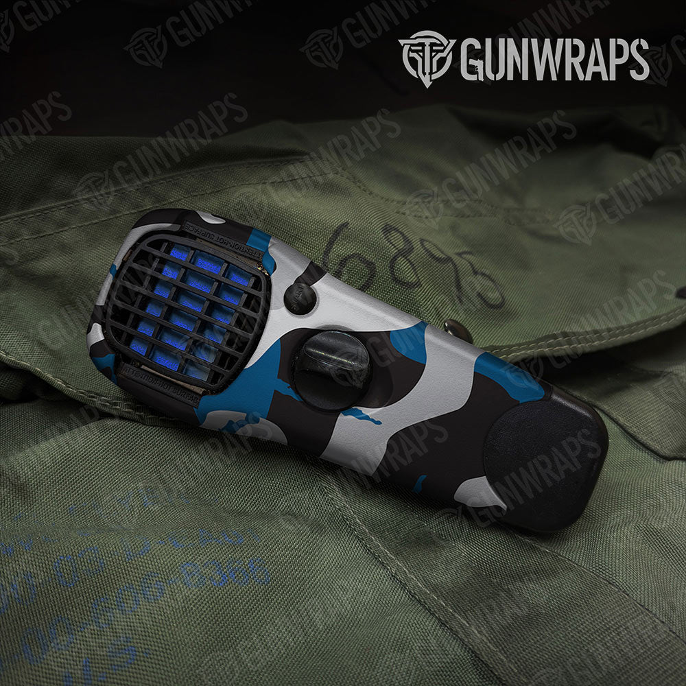 Ragged Blue Tiger Gun Skin Vinyl Wrap