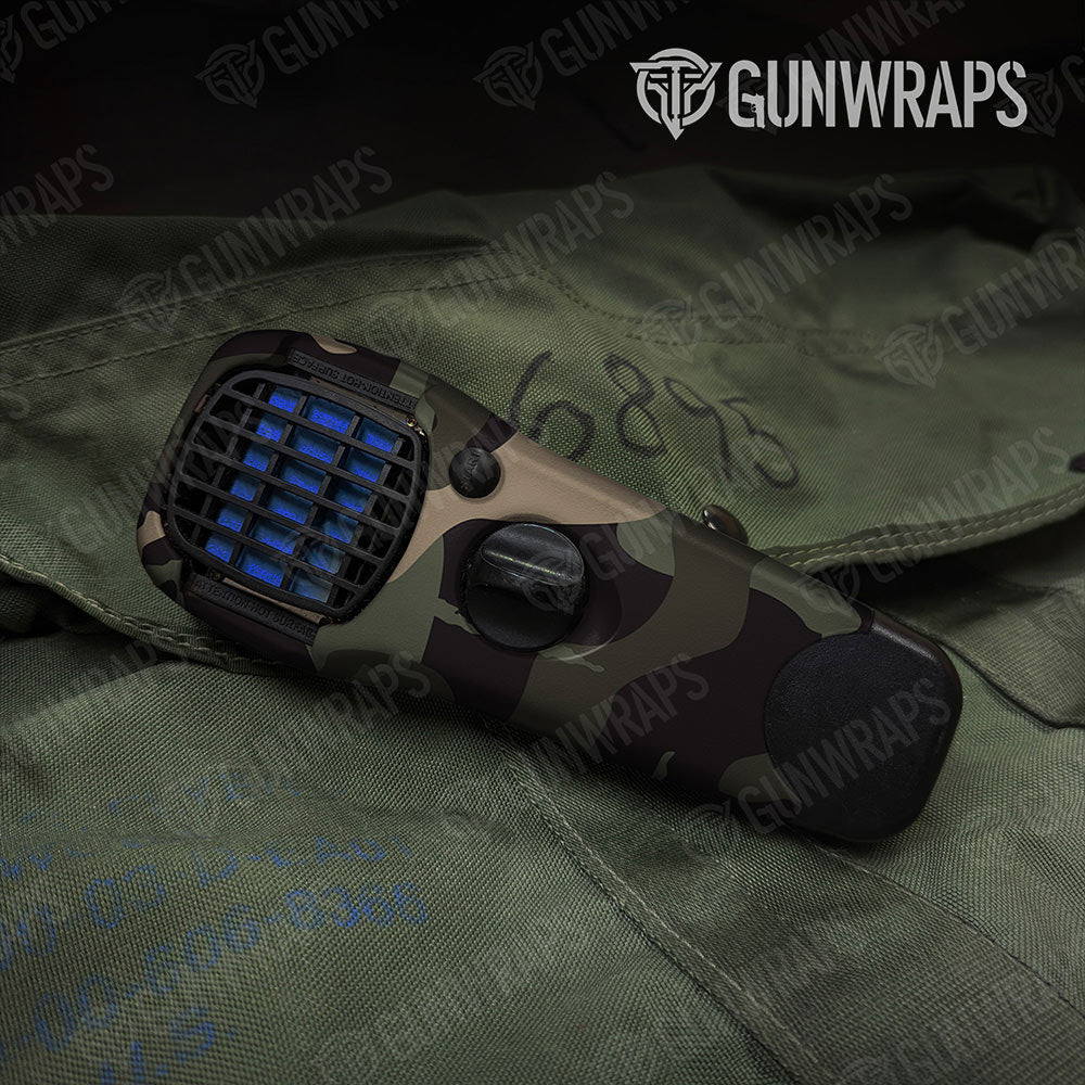 Ragged Militant Green Gun Skin Vinyl Wrap