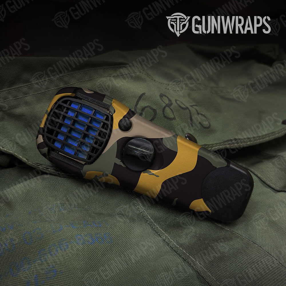 Ragged Militant Yellow Gun Skin Vinyl Wrap