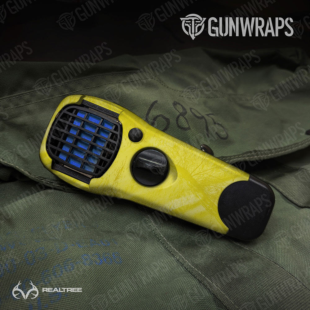 Realtree Fishing Yellow Gun Skin Vinyl Wrap