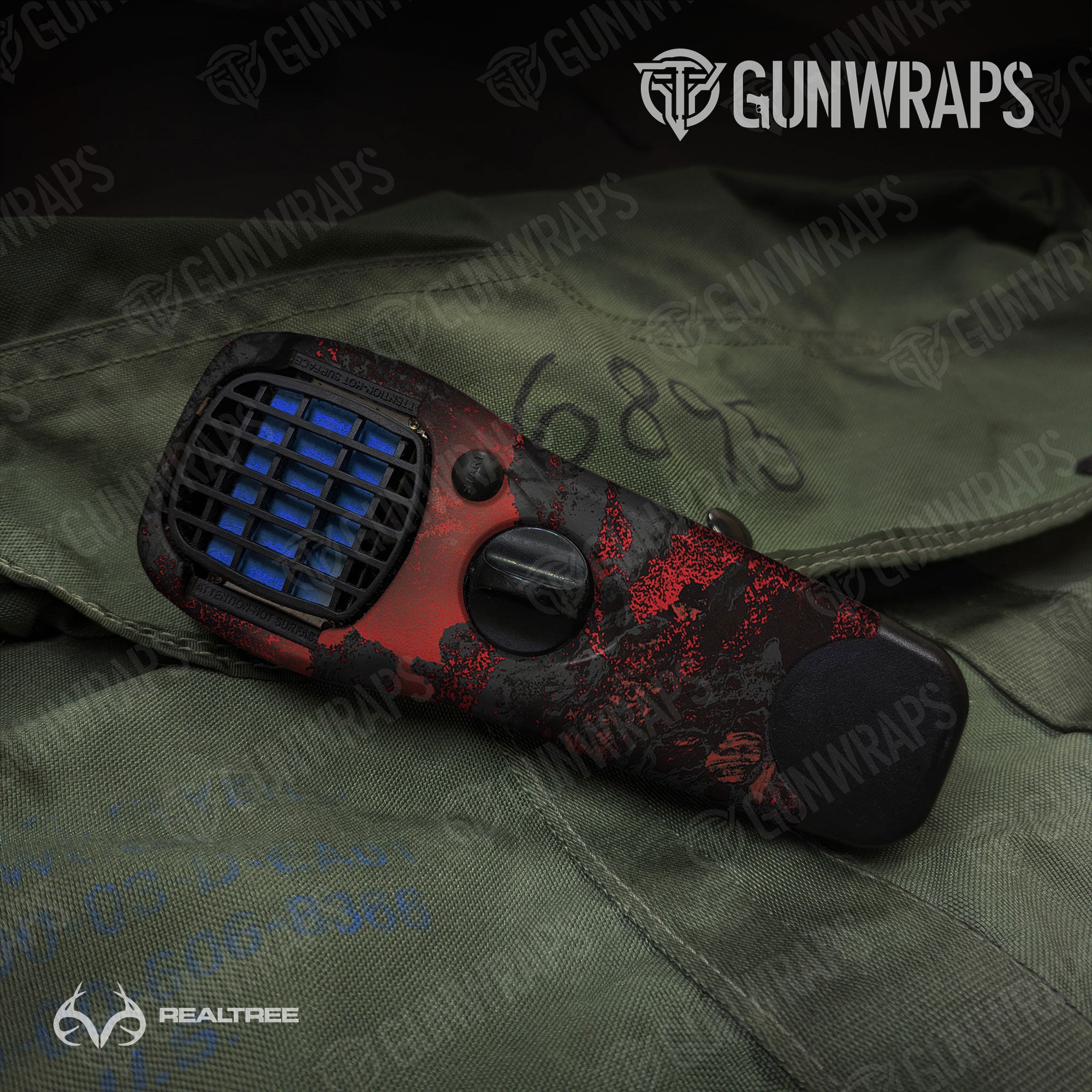 Realtree XTREME Lava Gun Skin Vinyl Wrap