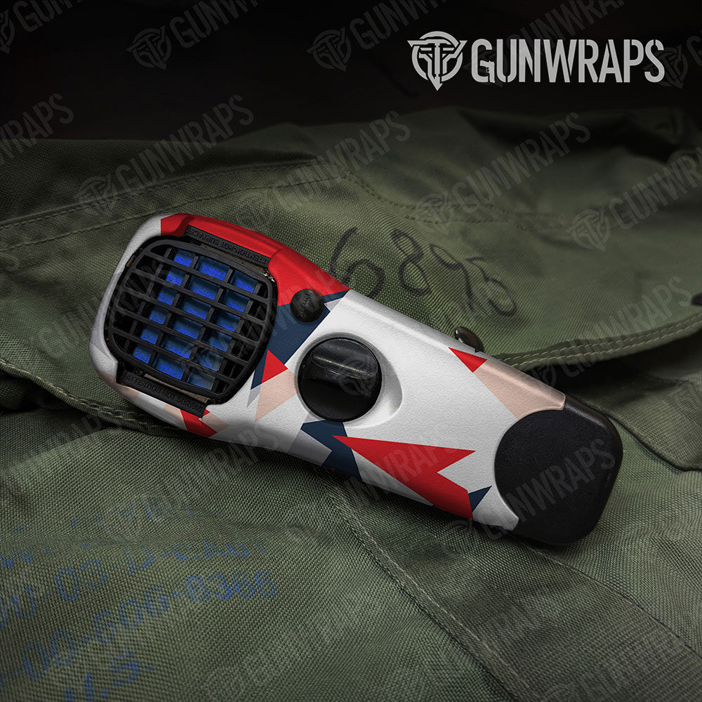 Shattered America Gun Skin Vinyl Wrap