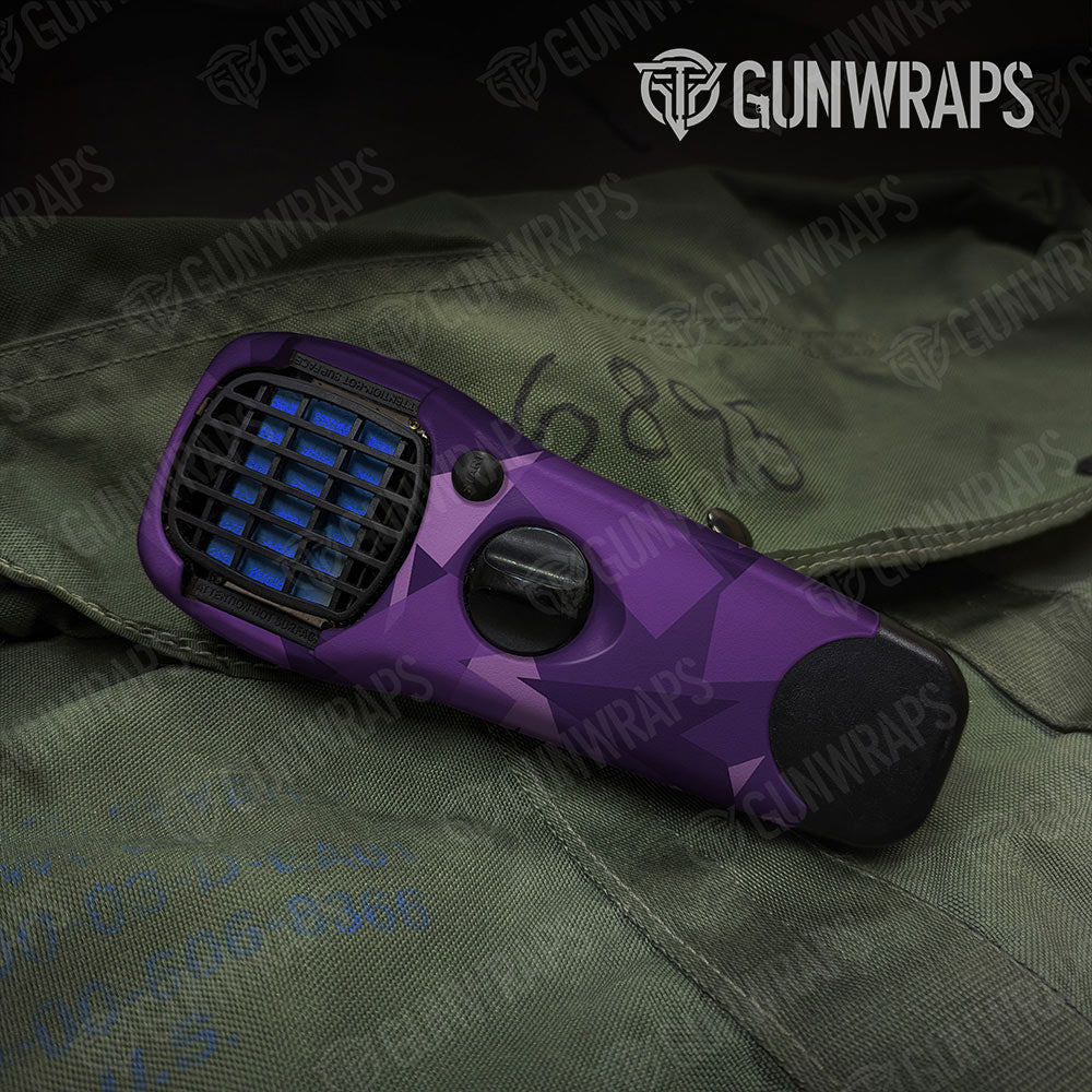 Shattered Elite Purple Gun Skin Vinyl Wrap