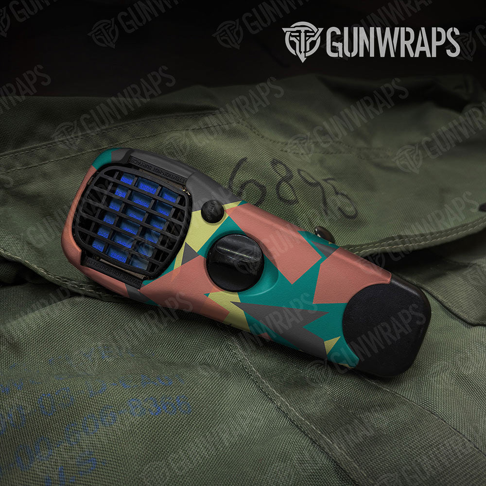 Shattered Fiesta Gun Skin Vinyl Wrap