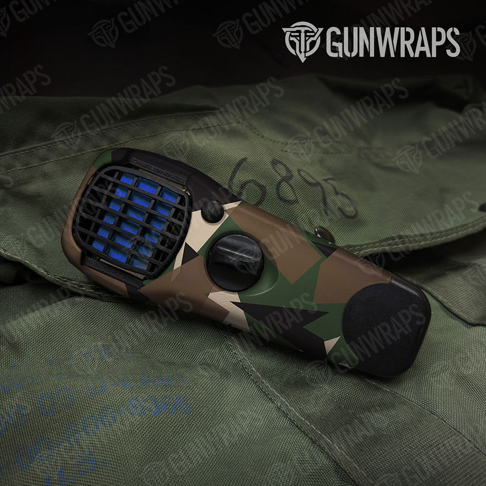 Shattered Woodland Gun Skin Vinyl Wrap