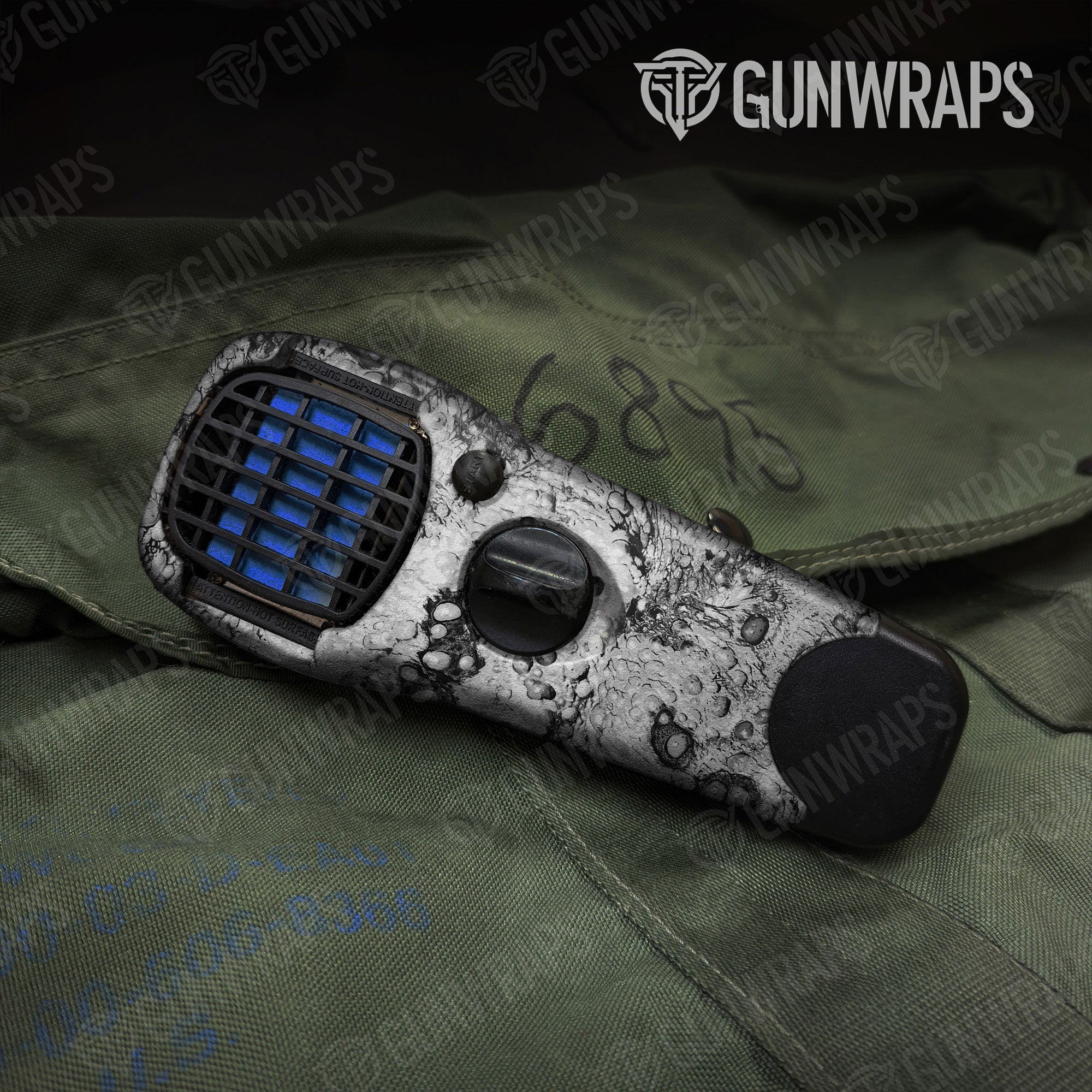 Toadaflage White Gun Skin Vinyl Wrap