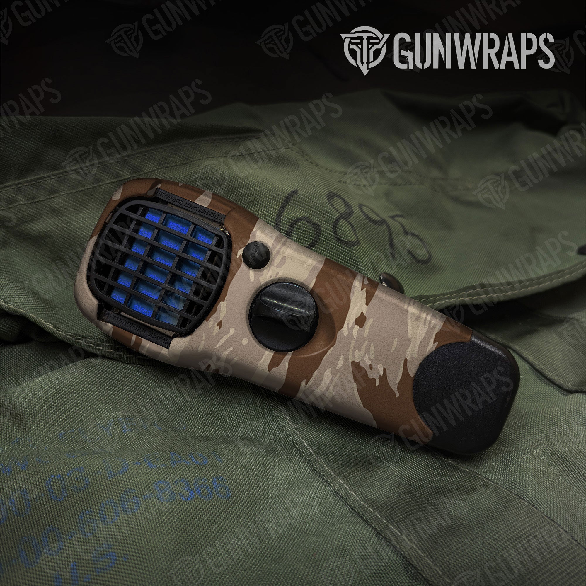 Vietnam Tiger Stripe Desert Gun Skin Vinyl Wrap