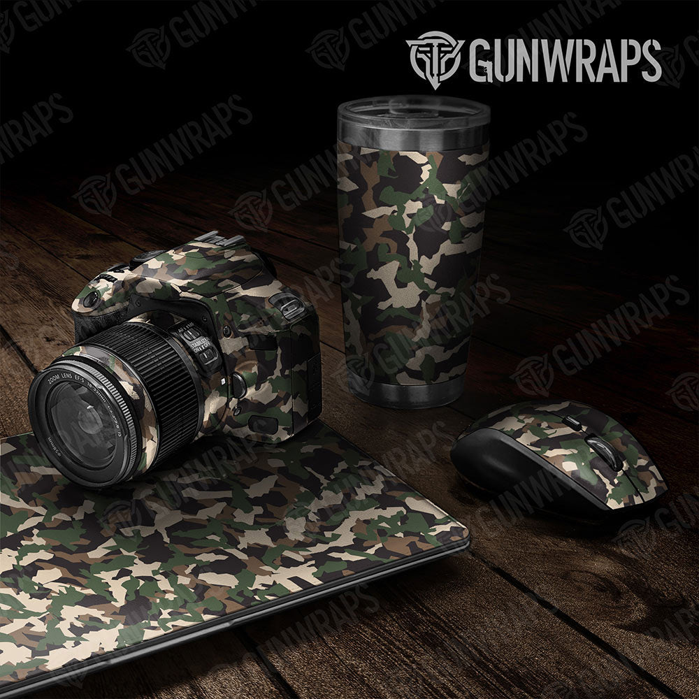 Universal Sheet Erratic Gear Skin Vinyl Wrap Erratic Woodland Gear Skin Vinyl Wrap