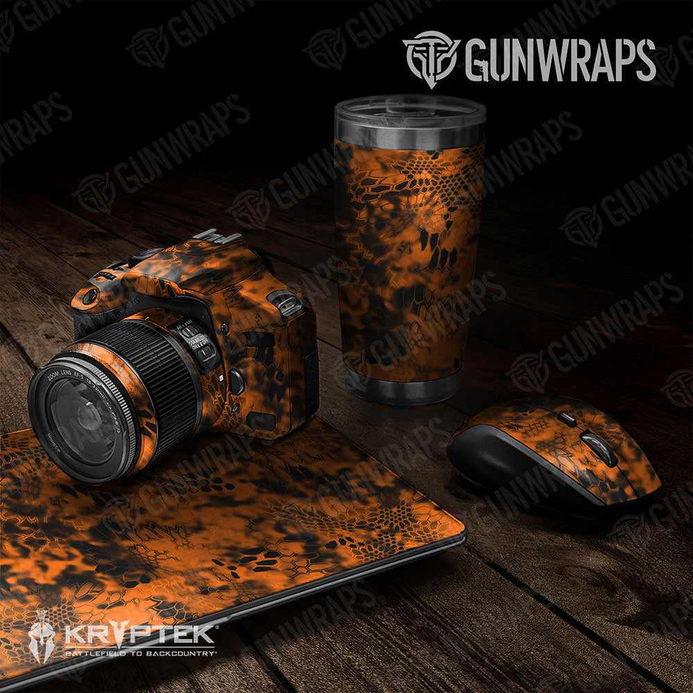 Universal Sheet Kryptek Gear Skin Vinyl Wrap Kryptek Inferno Gear Skin Vinyl Wrap