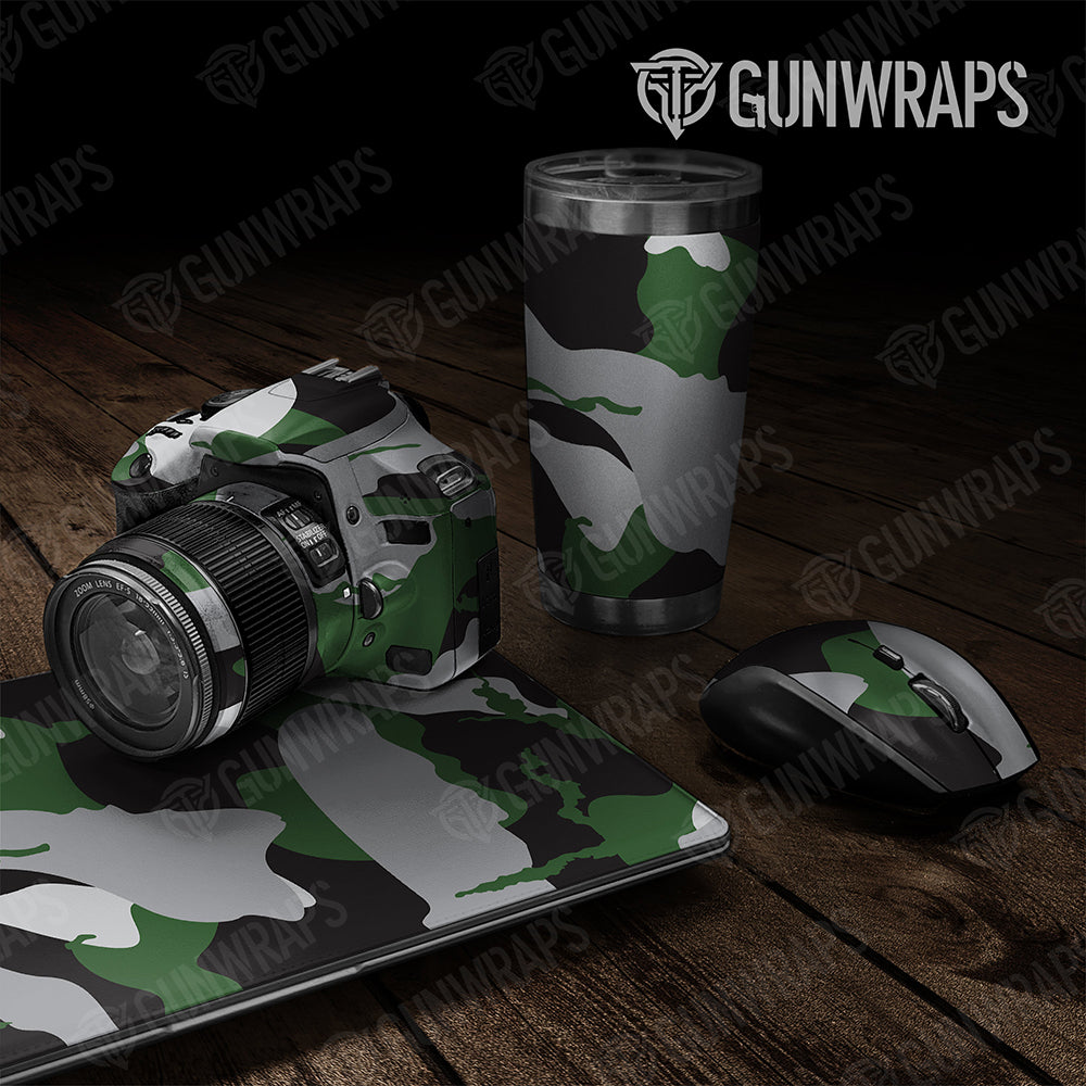 Universal Sheet Ragged Gear Skin Vinyl Wrap Ragged Green Tiger Gear Skin Vinyl Wrap