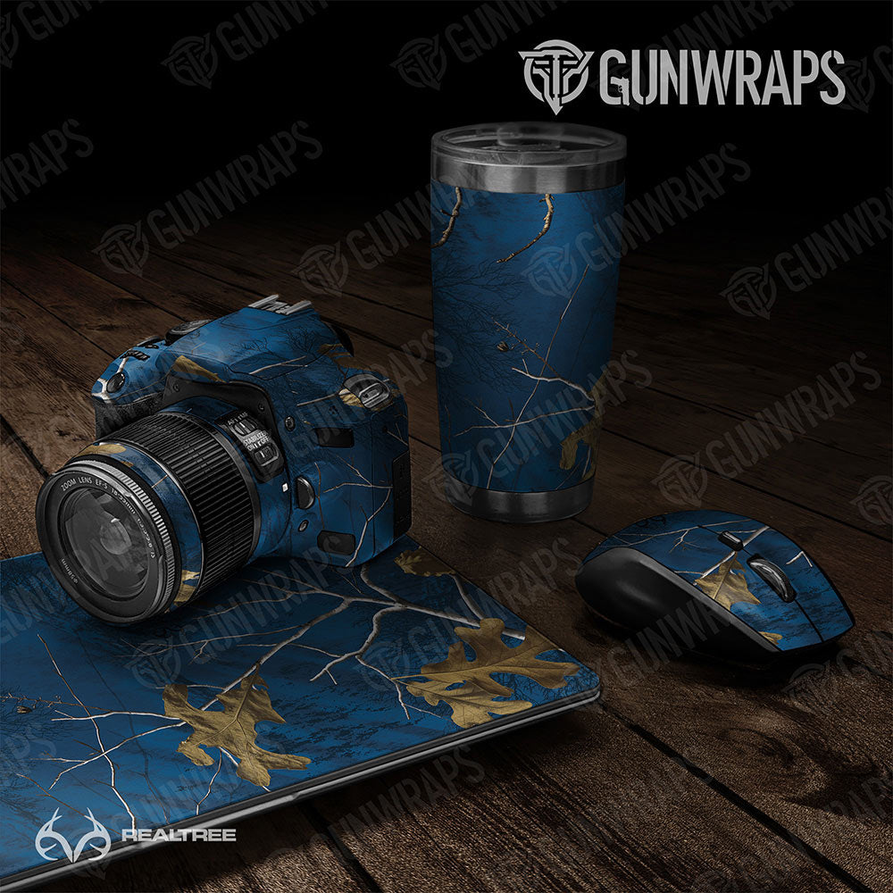 Universal Sheet Realtree XTRA Colors Gear Skin Vinyl Wrap Realtree XTRA Colors Blue Gear Skin Vinyl Wrap