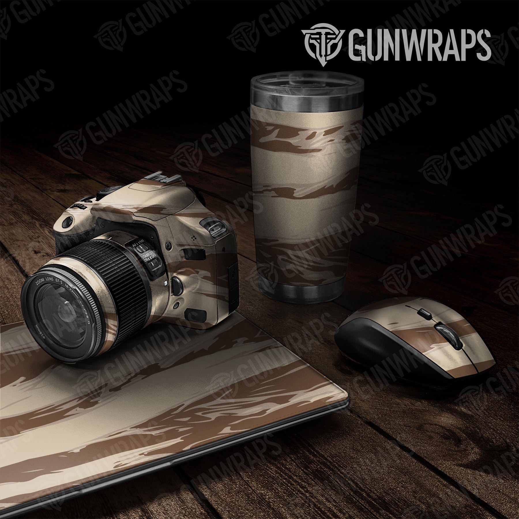 Universal Sheet Shredded Gear Skin Vinyl Wrap Shredded Desert Gear Skin Vinyl Wrap