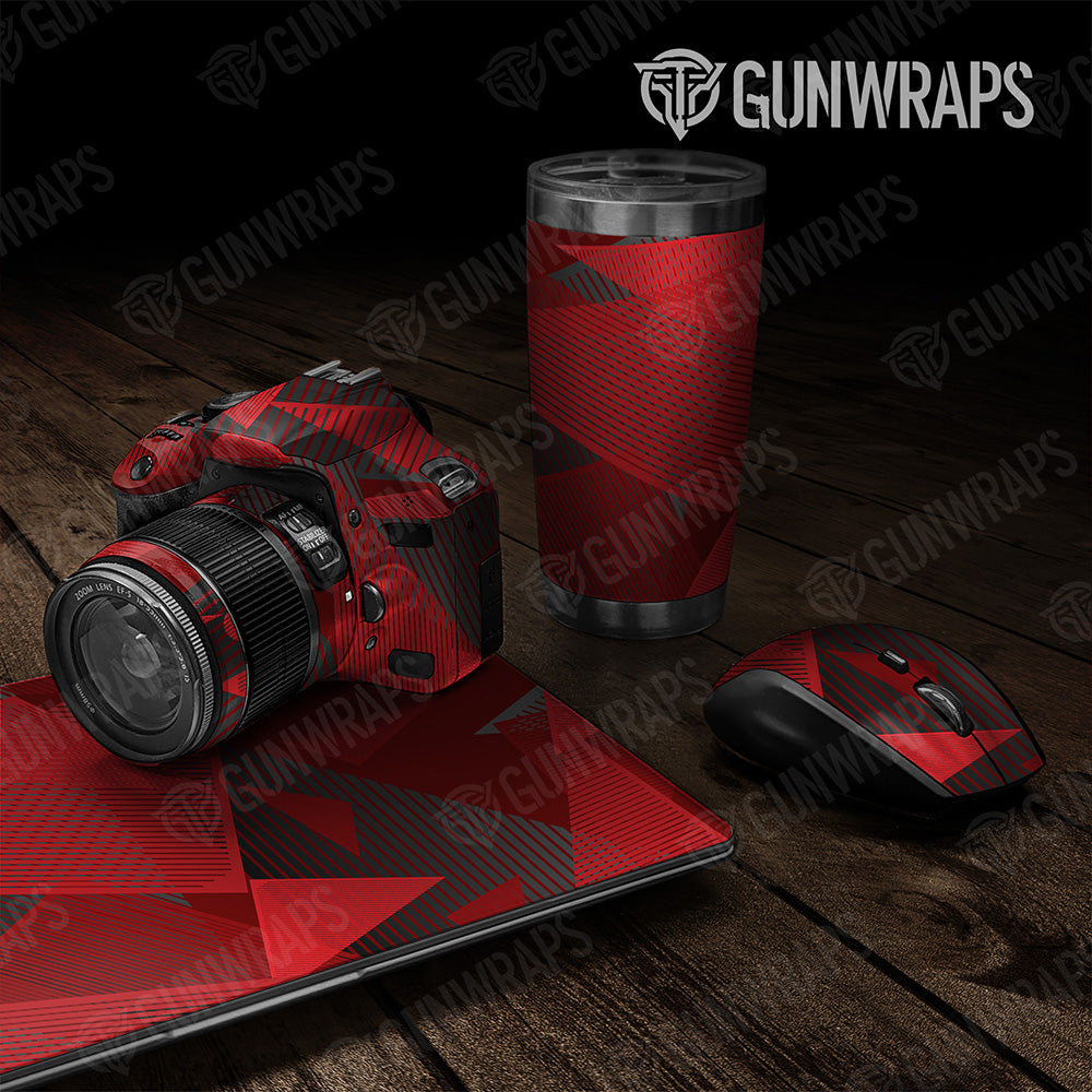 Universal Sheet Trigon Gear Skin Vinyl Wrap Trigon Elite Red Gear Skin Vinyl Wrap