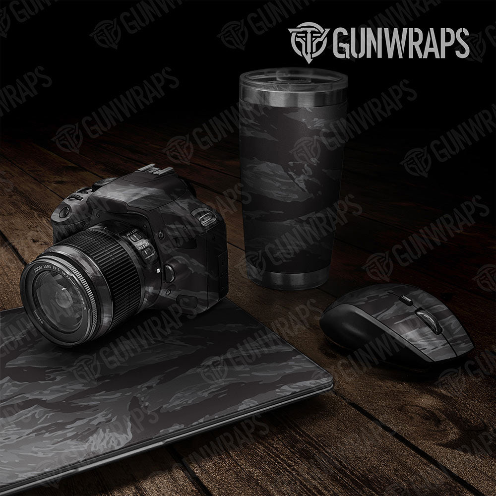 Universal Sheet Vietnam Tiger Stripe Gear Skin Vinyl Wrap Vietnam Tiger Stripe Elite Black Gear Skin Vinyl Wrap