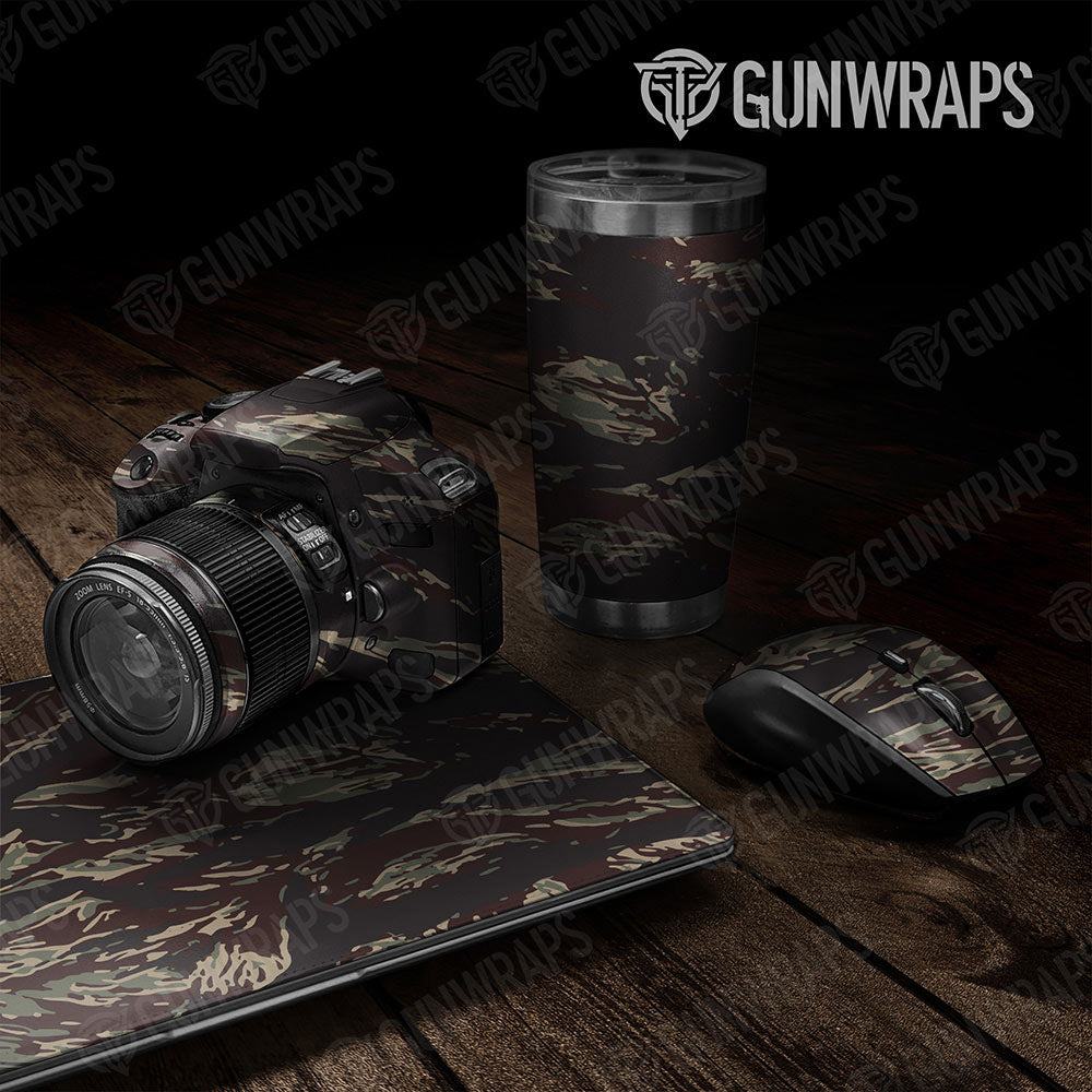 Universal Sheet Vietnam Tiger Stripe Gear Skin Vinyl Wrap Vietnam Tiger Stripe Militant Blood Gear Skin Vinyl Wrap