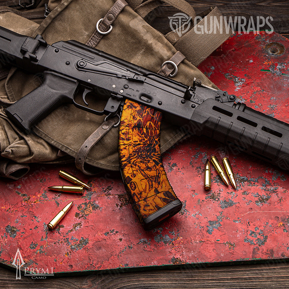 AK-47 Mag Prym1 Camo Fire Storm Gun Skin Vinyl Wrap