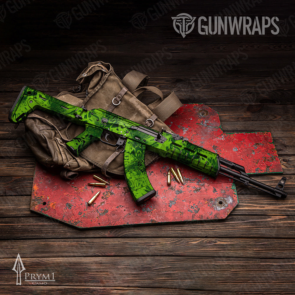 AK-47 Prym1 Camo Amped Gun Skin Vinyl Wrap