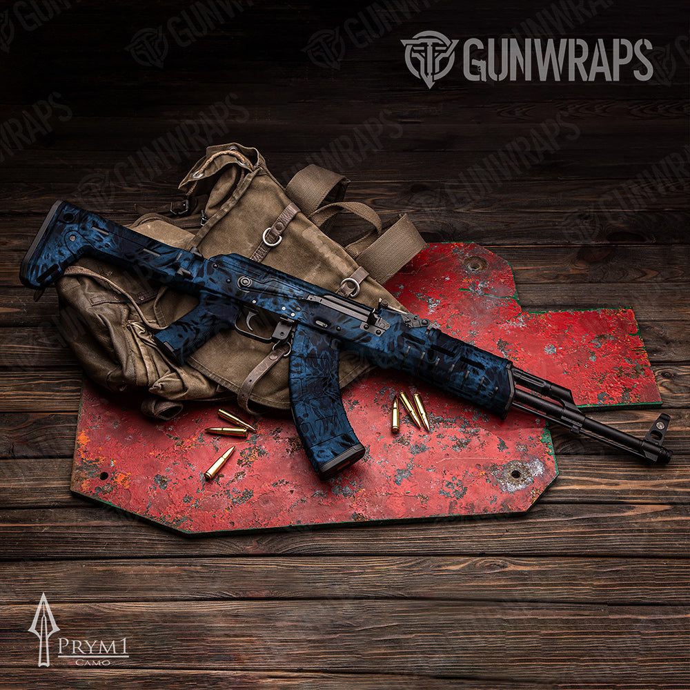 AK-47 Prym1 Camo River Gun Skin Vinyl Wrap