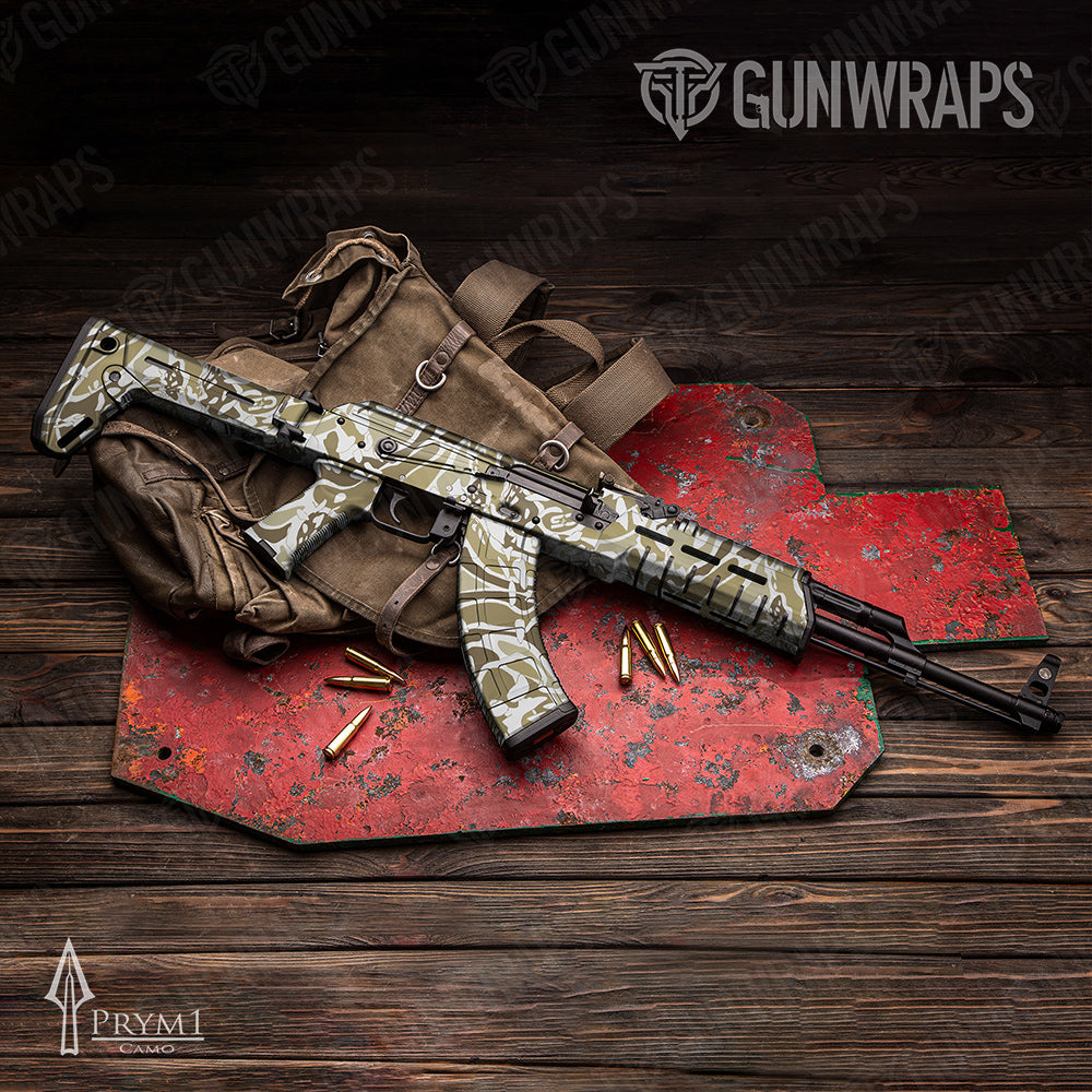 AK-47 Prym1 OS Brown Gun Skin Vinyl Wrap