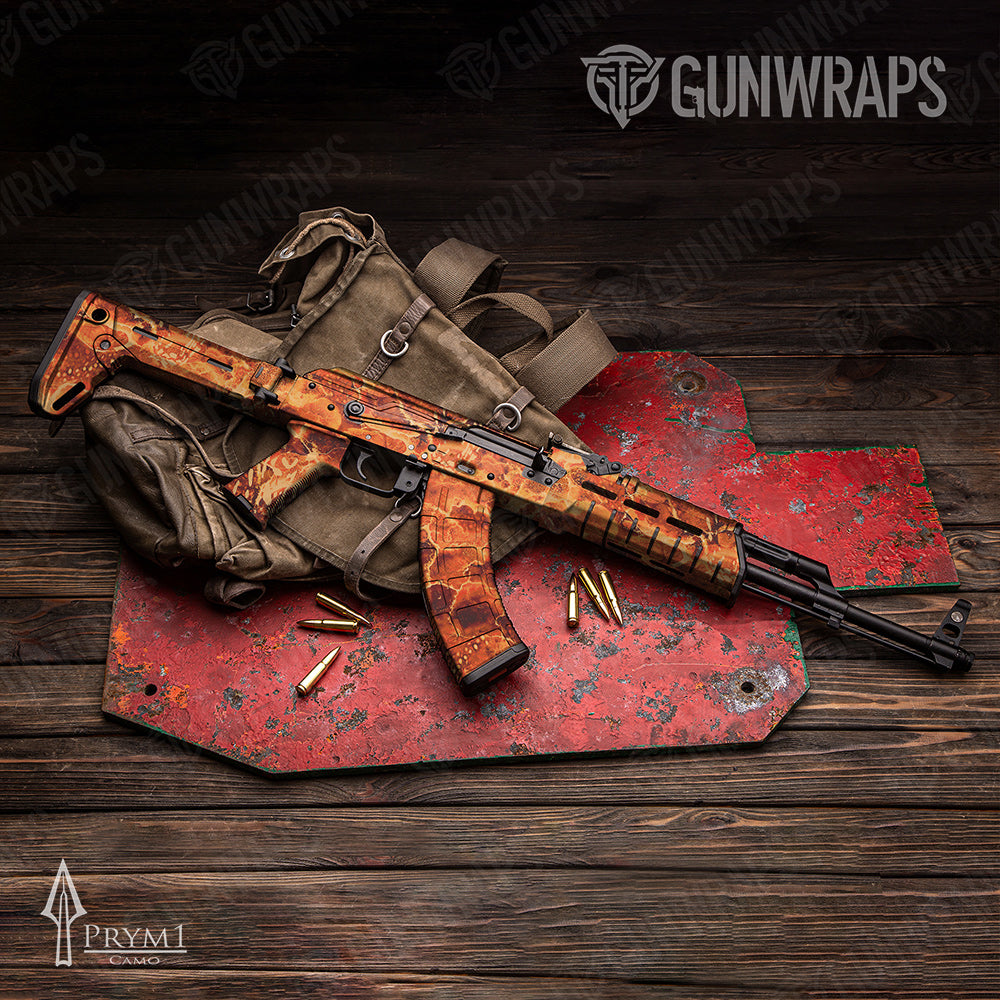 AK-47 Prym1 Stream Blaze Gun Skin Vinyl Wrap